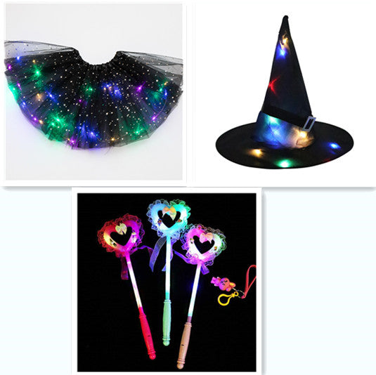 Magical & Luminous  LED Princess Halloween Tutu Skirt Sequins Shiny Skirt What Else You Got?