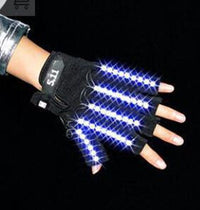 Glow in the Dark LED Magic Gloves - Illuminated Finger Lights for Worship & Night Events