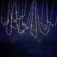 Divine Zodiac S925 Sterling Silver Necklace - 12 Constellations Pendant for Women