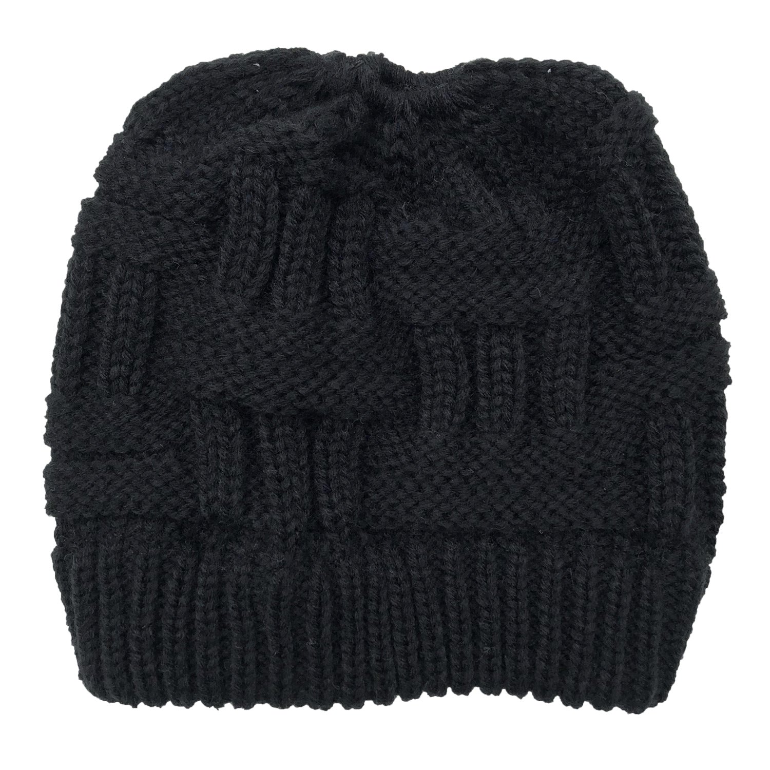Soft Knit Ponytail Winter Hat for Women – Warm Wool Beanie with Stretch Fit & Hair-Friendly Opening What Else You Got?