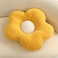 Plush Knotted Donut & Flower Pillow – Cozy Teddy Velvet Cushion in Multiple Styles | Christian Home Decor