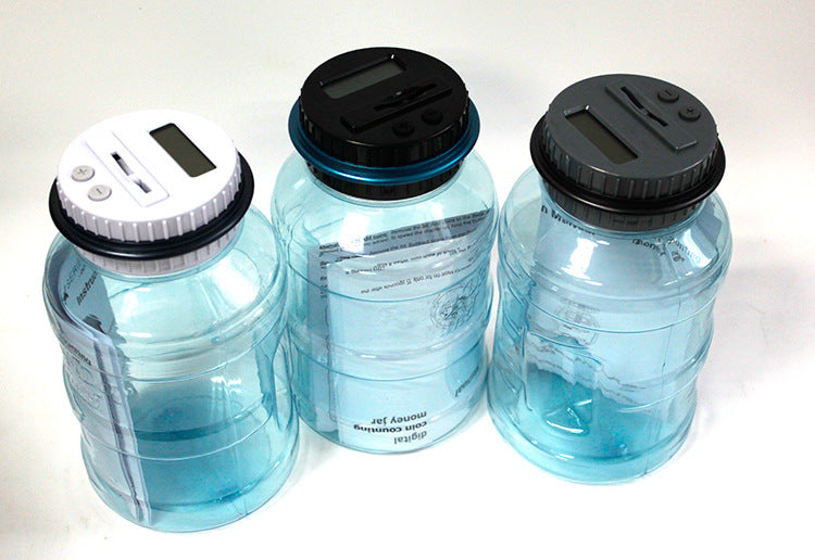 Digital Coin Counting Money Jar – LCD Display Piggy Bank for Kids & Adults What Else You Got?