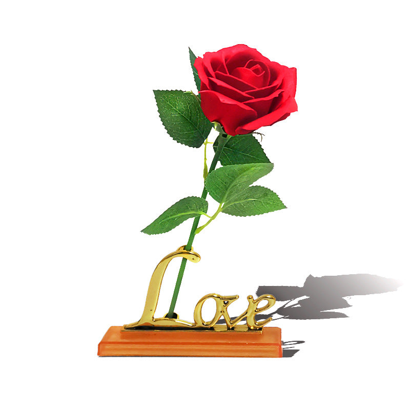 Simulated Rose Birthday Gift Couple Lottery What Else You Got?