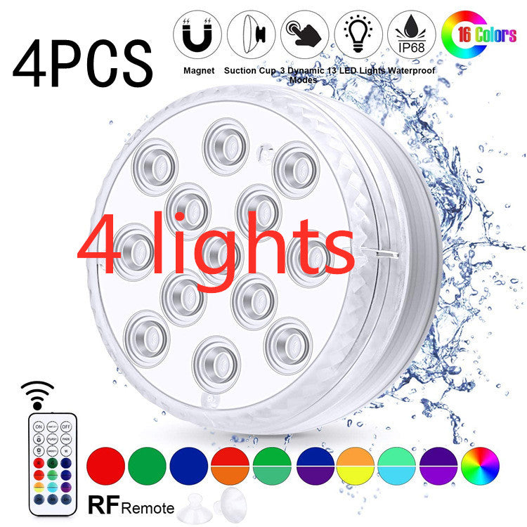 Led Beads Submersible Light Waterproof Underwater Lamp For Garden Swimming Pool Fountain Spa Party Bathroom Remote Control What Else You Got?