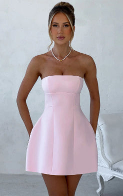 Fashion Tube Dress Summer Solid Color Sasual Backless Slim Short Dresses Party Womens Clothing What Else You Got?