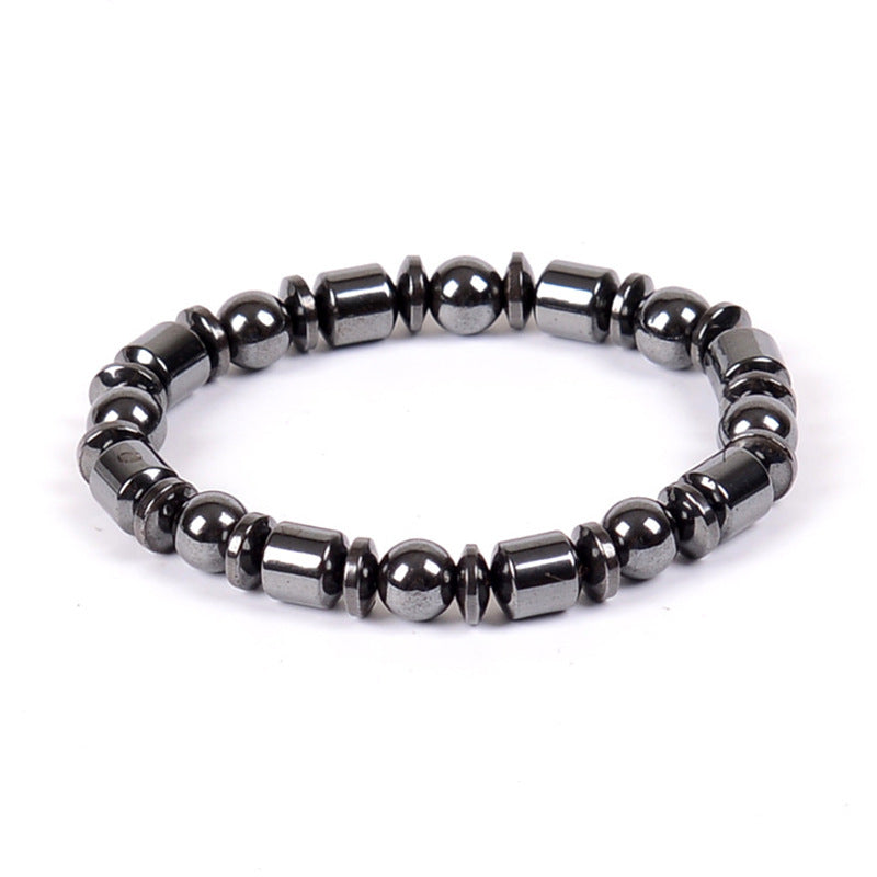 Magnetic Hematite Bead Bracelet – Pentagram Stone Stretch Bracelet for Men & Women What Else You Got?