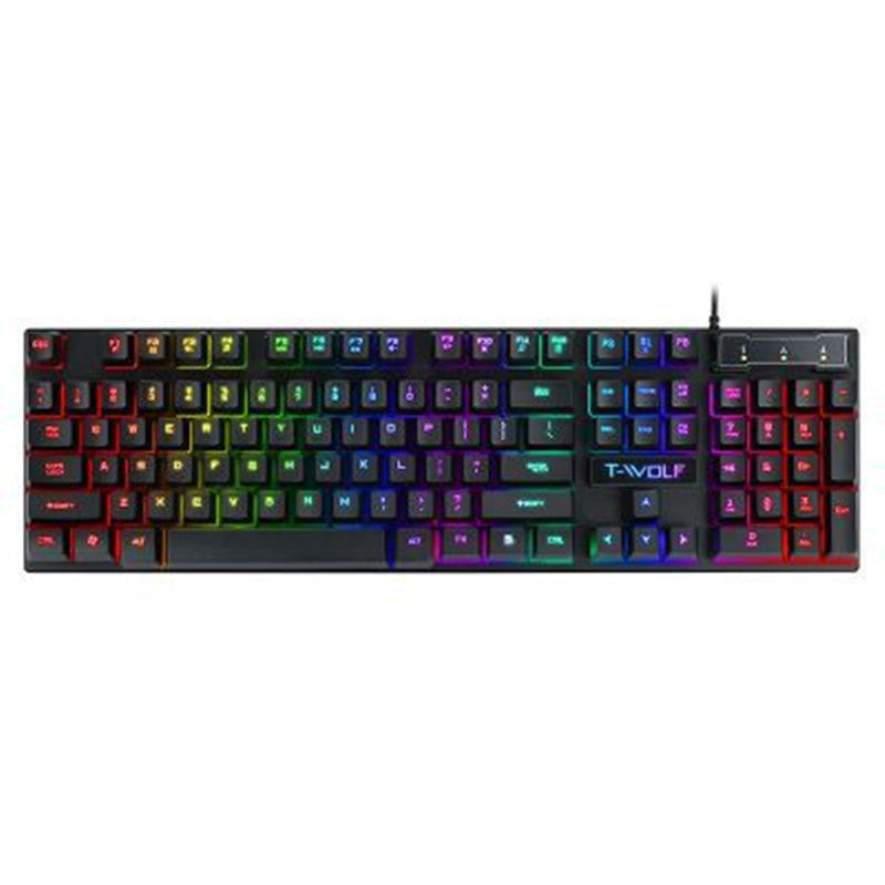 Gaming Usb Luminous Wired Keyboard Floating Manipulator What Else You Got?