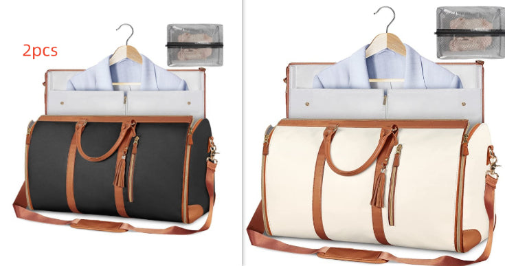 Large Capacity Travel Duffle Bag Women's Handbag Folding Suit Bag Waterproof Clothes Totes What Else You Got?