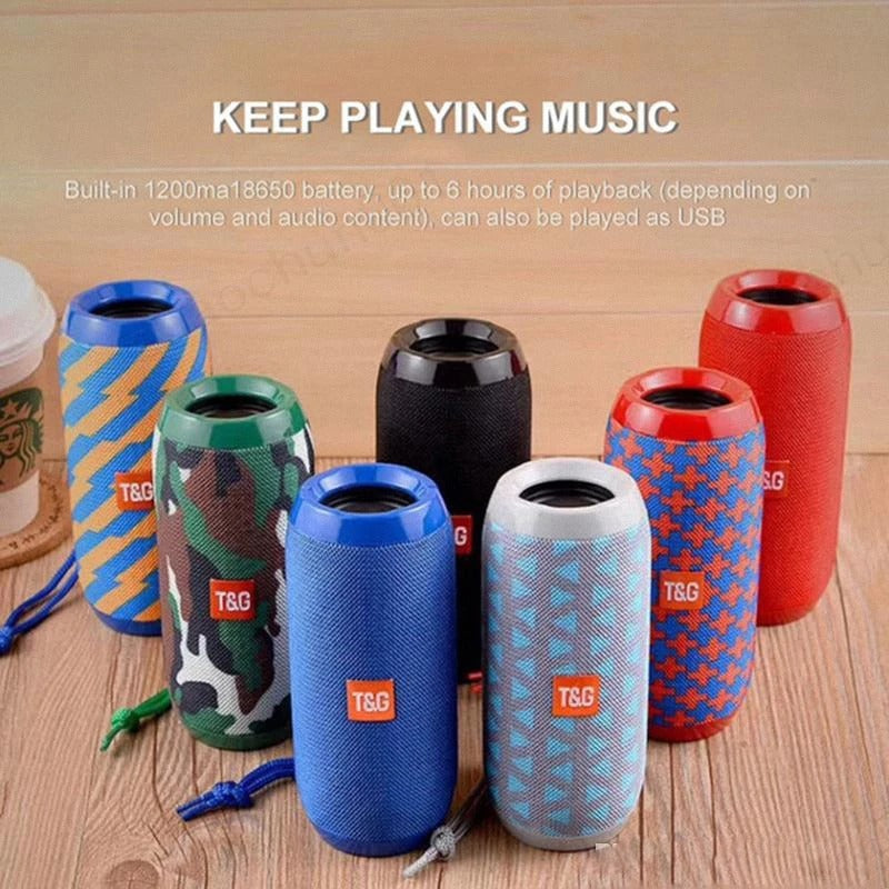 Portable Bluetooth Speaker 10W – Waterproof Wireless Subwoofer Soundbar