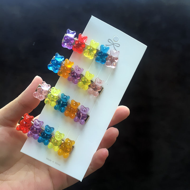 Acrylic Jelly Bear Candy Color Hair Clip What Else You Got?