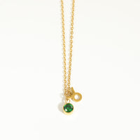 Zodiac Zircon Constellation Necklace – 5mm Charm for Women, Korean Style Jewelry