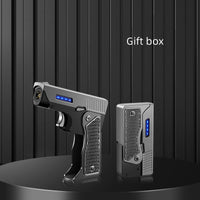 Dual-Arc Rechargeable Lighter – USB & Butane Hybrid Windproof Flame
