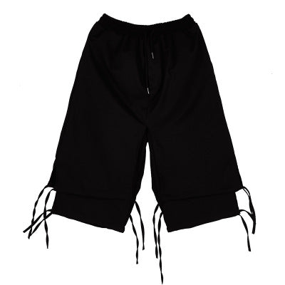 Double-layer splicing cropped pants What Else You Got?