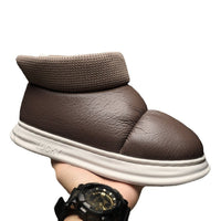 Warm Fur Snow Boots — Waterproof, Non-Slip & Cozy Winter Slippers