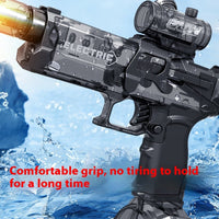 Electric Full-Auto Water Gun with LED Lights – Ultimate Summer Squirt Pistol for Kids & Teens