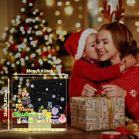 Glowing Faith Message Board - USB LED Acrylic Drawing Board with Stand & Night Light