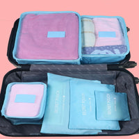 6-Piece Travel Packing Cubes Set – Lightweight Luggage Organizers for Stress-Free Trips