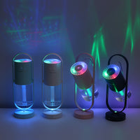 Mini USB Desktop Humidifier - Portable Cool Mist Diffuser with LED Night Light
