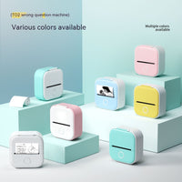 Phomemo T02 Mini Bluetooth Label Printer - Inkless & Portable - Perfect for Students, Home & Office - Supports 10 Languages