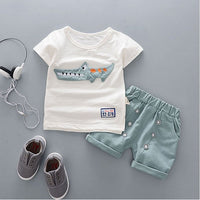 Adorable Summer Sports Outfits for Baby Boys - Lightweight & Breathable Cotton