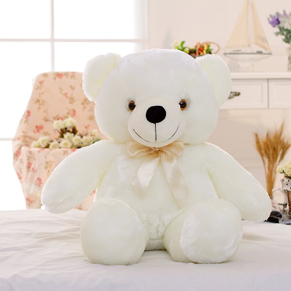 Creative Light Up LED Teddy Bear Stuffed Animals Plush Toy Colorful Glowing Christmas Gift For Kids Pillow What Else You Got?