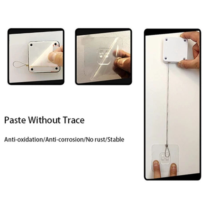 Automatic Punch‑Free Door Closer – Soft Close, Strong Pull, Easy Adhesive Install (500g–1200g Options) What Else You Got?