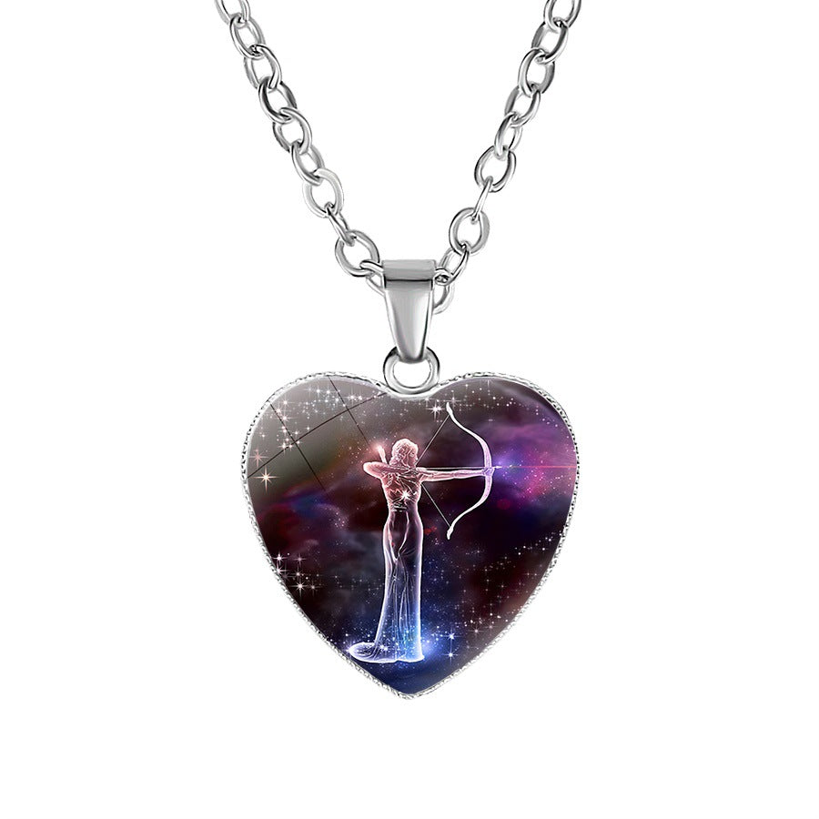 Women's Zodiac Heart Pendant Necklace What Else You Got?