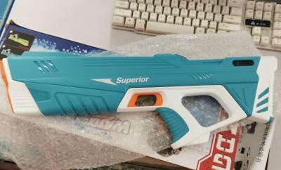 Summer Full Automatic Electric Water Gun Toy Induction Water Absorbing High-Tech Burst Water Gun Beach Outdoor Water Fight Toys What Else You Got?