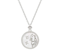 Sterling Silver Zodiac Constellation Necklace - Korean Style Star Jewelry - Elegant Celestial Design