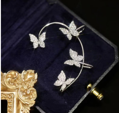 Fashion Earring Butterfly Ear Clip And Ear Hook Jewelry What Else You Got?