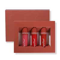 3-Piece Matte Lip Gloss Set – Long-Lasting Non-Stick Mineral Formula