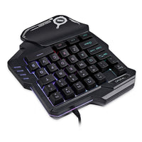 One-Handed RGB Gaming Keyboard – Portable Mechanical Keypad for PC, Console & Travel