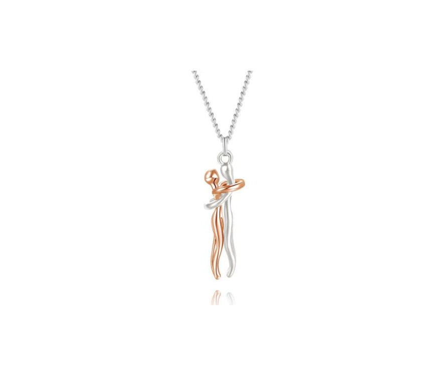 Love Hug Necklace Unisex Men Women Couple Jewelry Simple Temperament Clavicle Chain Valentines Day Lover Gift What Else You Got?