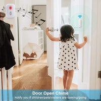 Wireless Door Chime & Entry Alert System – 5 Modes, 918ft Range, No WiFi Required