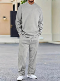 Classic Men's Minimalist Solid Color Suit - Casual & Comfortable