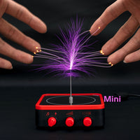 Divine Lightning Music Tesla Coil - Christian-Inspired LED Lighting with Bluetooth & Adjustable Lightning (Gift Idea)