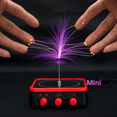 Divine Lightning Music Tesla Coil - Christian-Inspired LED Lighting with Bluetooth & Adjustable Lightning (Gift Idea)