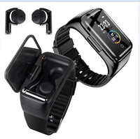 2-in-1 Bluetooth Headset Smart Watch: Wireless Fitness Tracker with 1.4