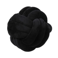 Cozy Knotted Plush Ball Throw Pillow - Soft & Cuddly Decor for Home