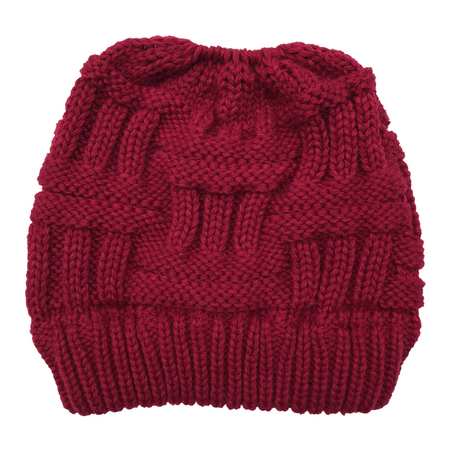 Soft Knit Ponytail Winter Hat for Women – Warm Wool Beanie with Stretch Fit & Hair-Friendly Opening What Else You Got?