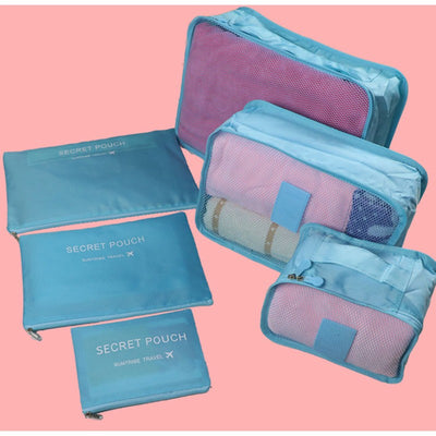 6-Piece Travel Packing Cubes Set – Lightweight Luggage Organizers for Stress-Free Trips