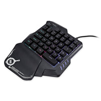 One-Handed RGB Gaming Keyboard – Portable Mechanical Keypad for PC, Console & Travel