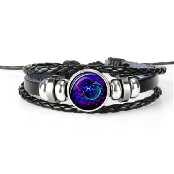 12 Zodiac Constellation Bracelet Luminous Braided Design Bracelet For Men Women Kids What Else You Got?