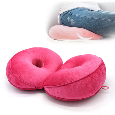 Plush Memory Seat Cushion – Luxurious Hip Support for Office, Car & Home Comfort