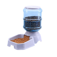 Automatic Pet Feeder & Water Fountain - Gravity Food Dispenser for Cats & Dogs
