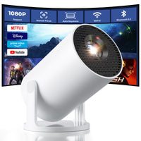 Mini Smart Projector 130-Inch HD WiFi Bluetooth – Portable Projector for Home & Travel