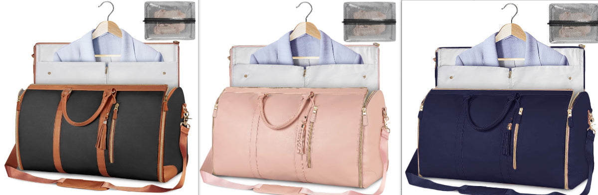 Large Capacity Travel Duffle Bag Women's Handbag Folding Suit Bag Waterproof Clothes Totes What Else You Got?