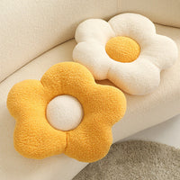 Plush Knotted Donut & Flower Pillow – Cozy Teddy Velvet Cushion in Multiple Styles | Christian Home Decor