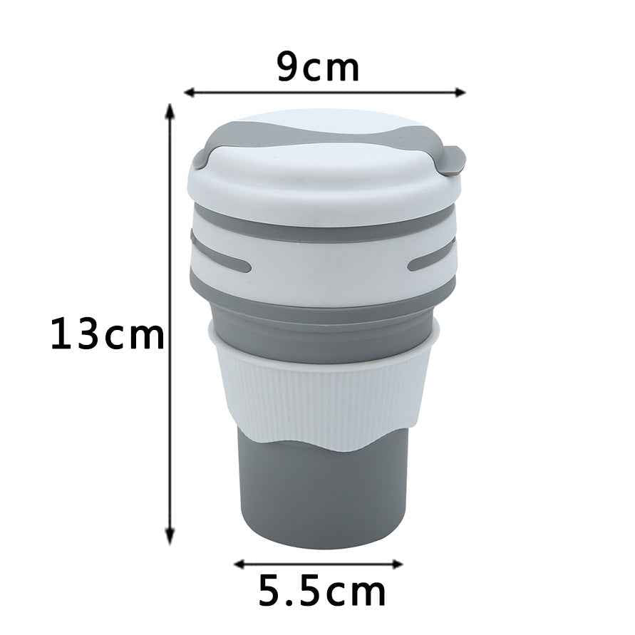 Portable Silicone Folding Cup – Compact, Reusable, Leakproof Travel Cup for Coffee, Water & Juice What Else You Got?
