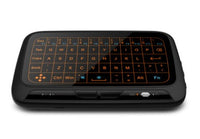 H18+ Compact Wireless Backlit Keyboard with Touchpad & Mouse Wheel - Perfect for Travel & Home Use